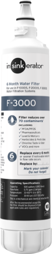 InSinkErator F-3000 Filter