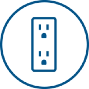 Undersink electrical outlet