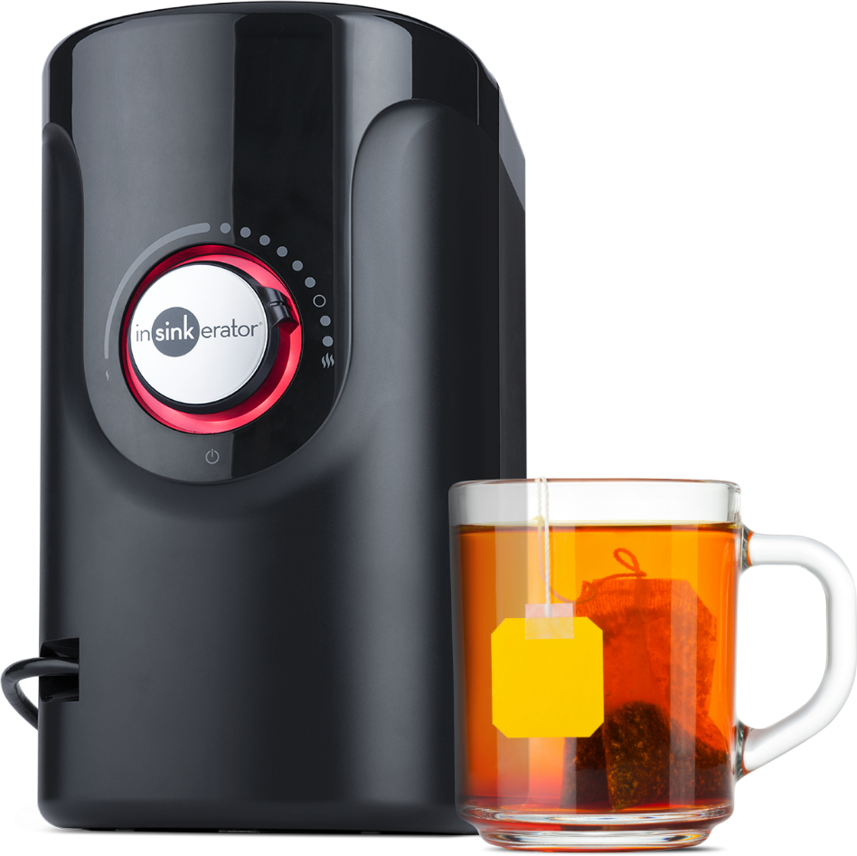 ISE HWT-200 Hot Water Tank with glass of tea