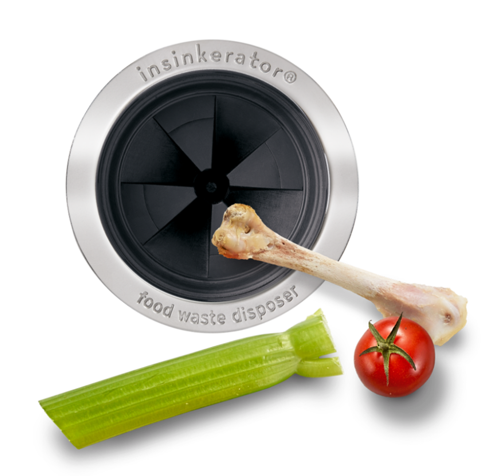 Listen Up! Baffle with chicken bone, celery, and tomato