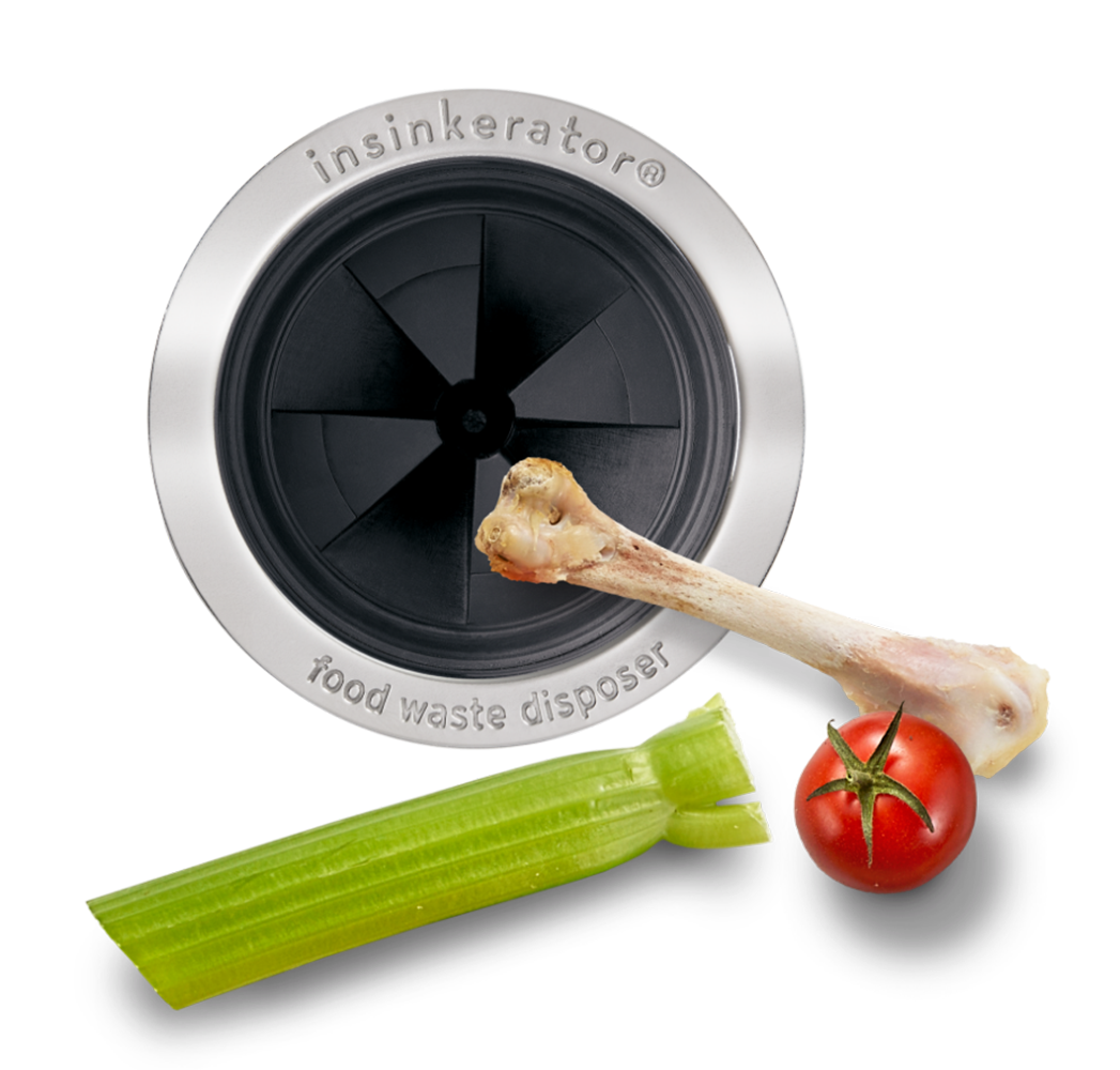 Listen Up! Baffle with chicken bone, celery, and tomato